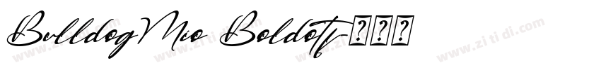 BulldogMio Boldotf字体转换